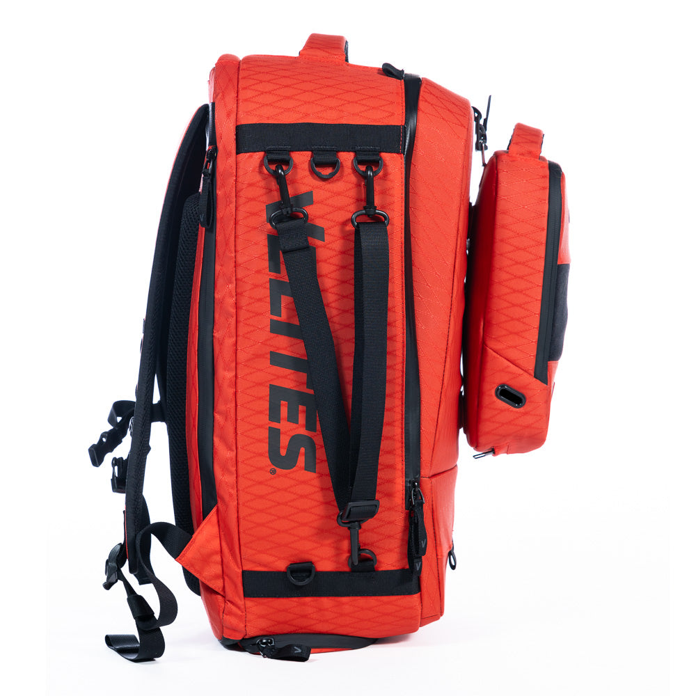 Pack mochila Storm Duradiamond Magma + Separador + Neceser + Botella isotérmica