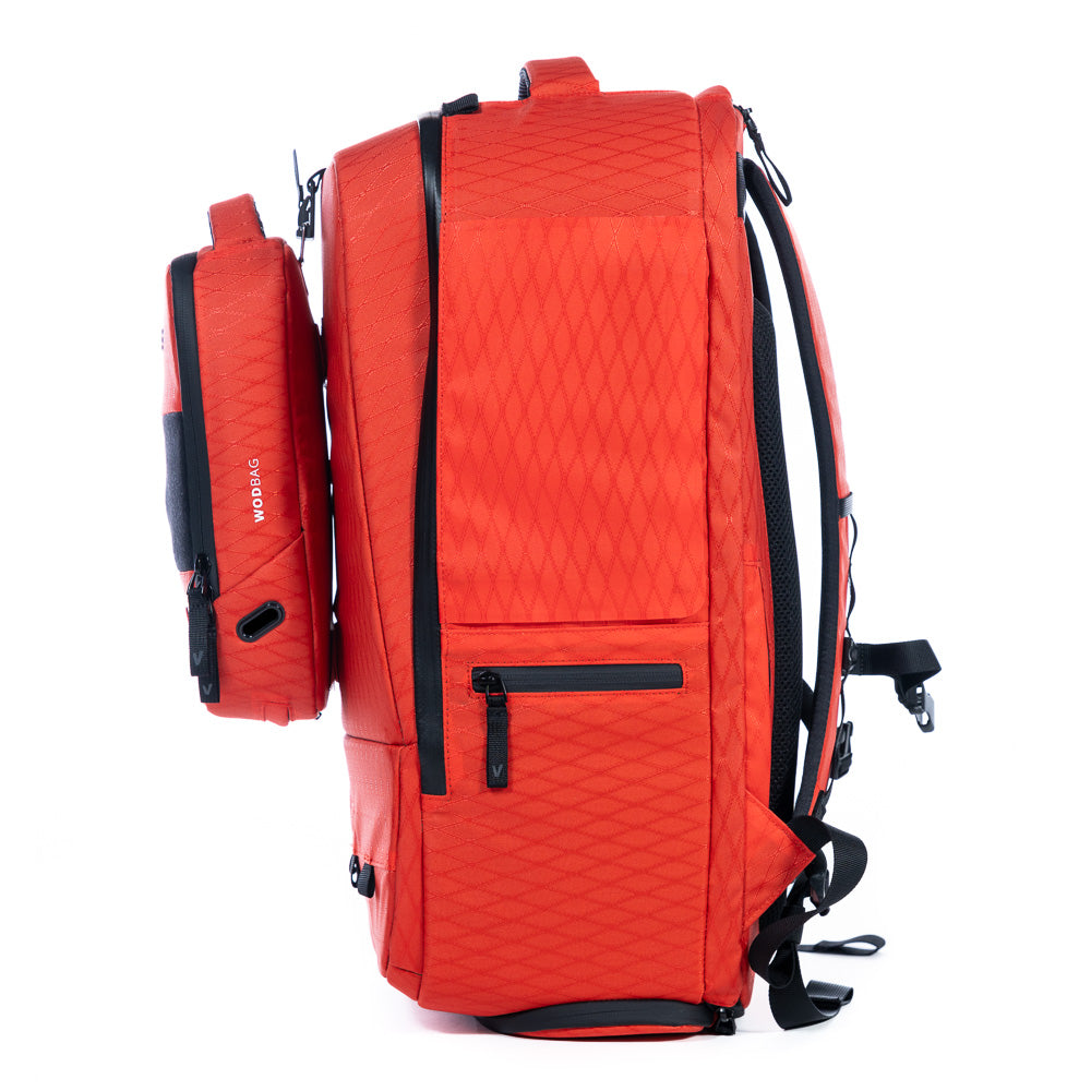 Pack mochila Storm Duradiamond Magma + Separador + Neceser + Botella isotérmica